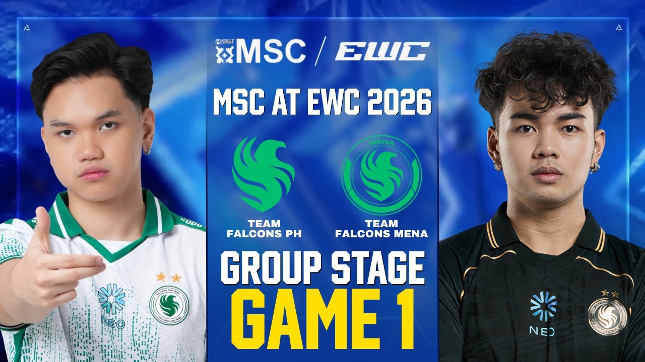 [GAME 1] FALCONS PH vs FALCONS MENA MSC AT EWC 2026 GROUP STAGE | FLCN vs FLCM