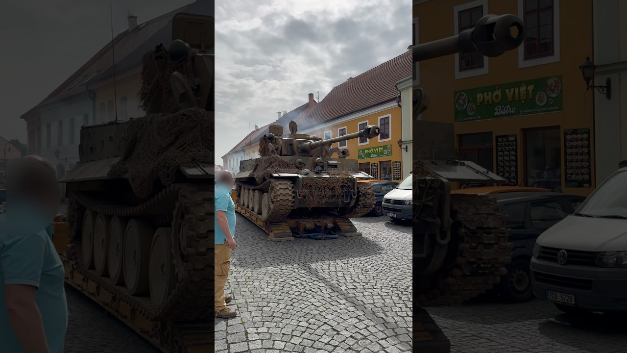 Replika Tiger I in Dobrany – A Moving Memorial to 80 Years of Peace