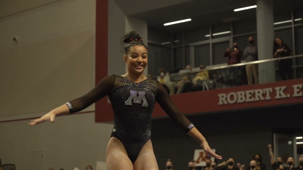 Gopher Gymnast: Mya Hooten 10.0 Floor Routine vs. UCLA/Iowa (Jan. 17, 2022)