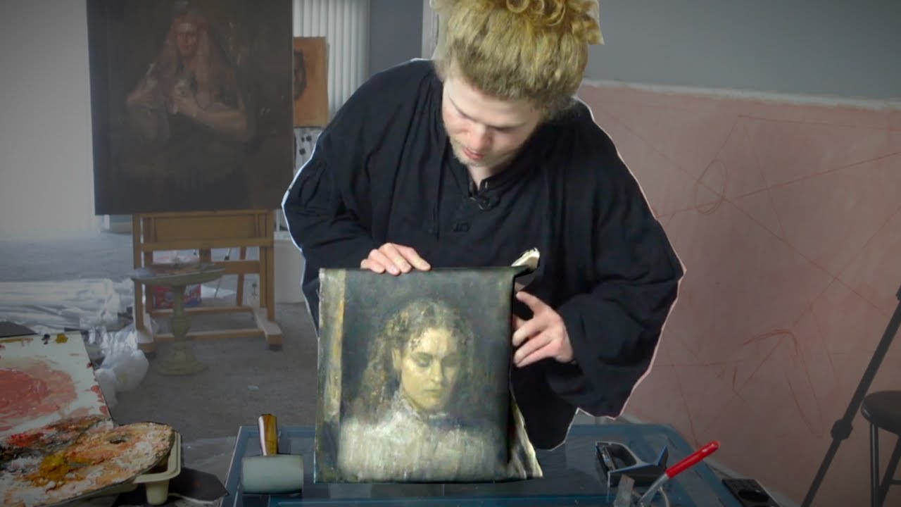 Restretching An Oil Painting | Tips & Tricks