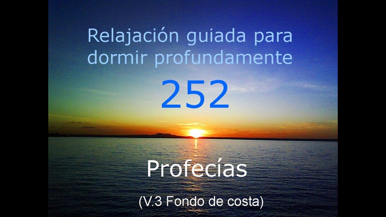 Audio para dormir: relajación profunda  - PROFECÍAS - Fondo de costa