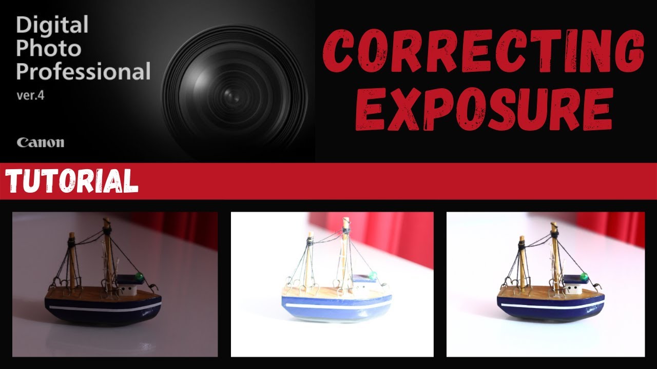Коррекция экспозиции | Учебное пособие по Canon DPP4 | Профессиональная цифровая фотография 4 |