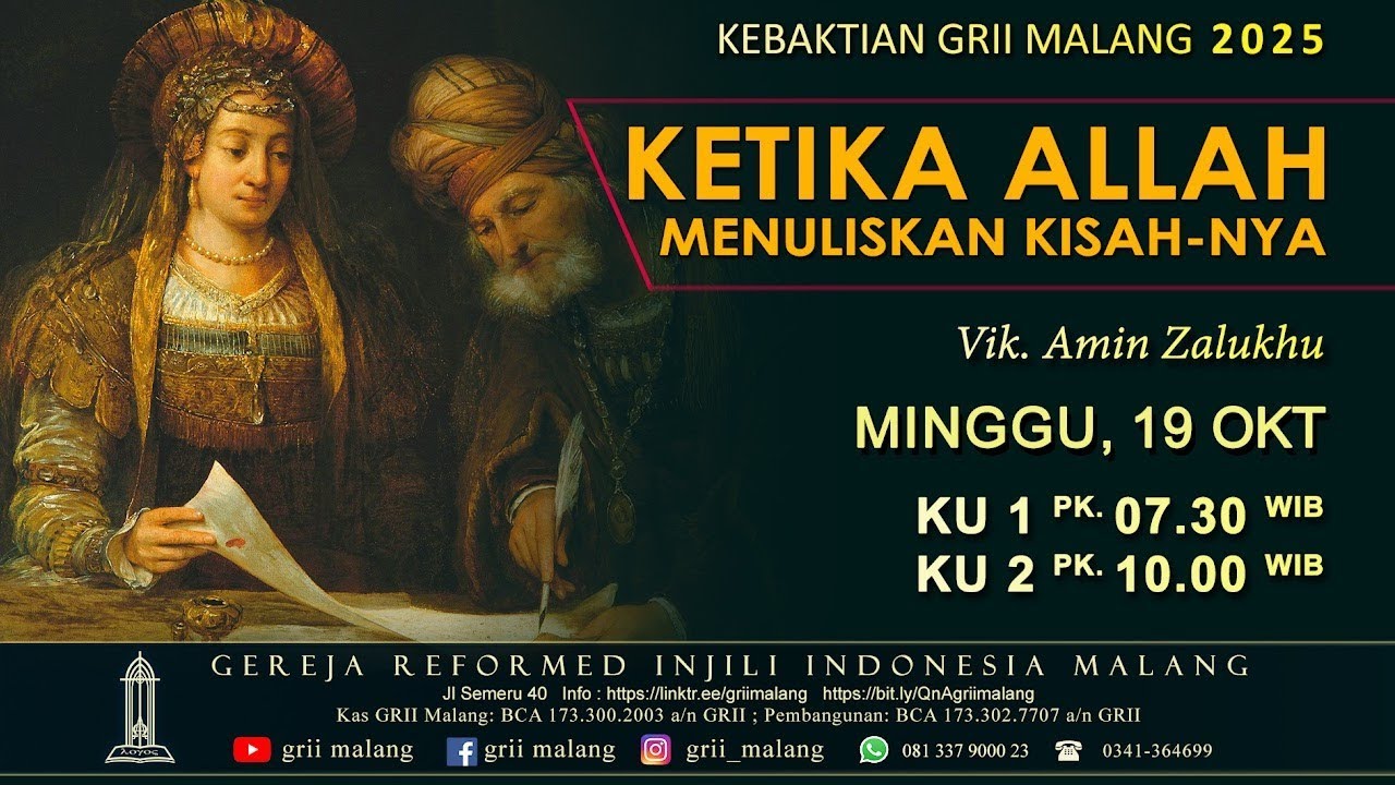 Ketika Allah menuliskan kisah-Nya