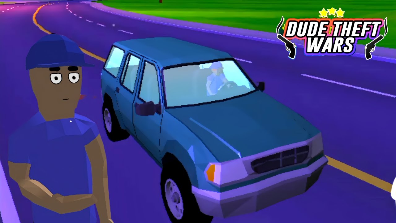 DUDE AKHIRNYA LOLOS DARI KEJARAN POLISI || Dude Theft Wars 