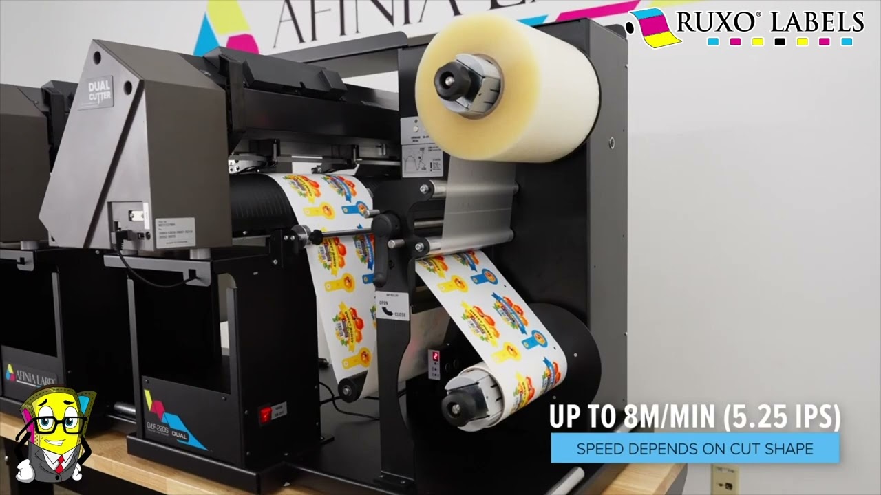 DLF 220S Dual Plotter Tabletop Digital Label Finisher