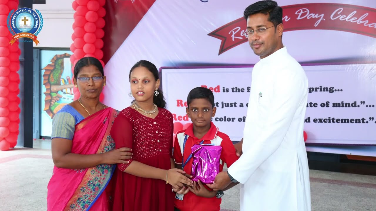 Glimpses of Red Day 2024 | Montfort Matric Hr. Sec. School | Tindivanam | Red Colours Day