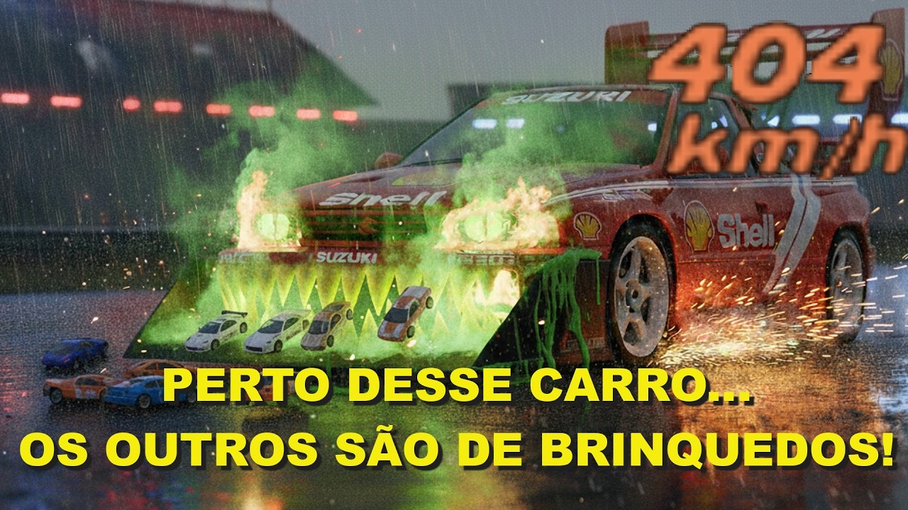 PERTO DESSE CARRO...OS OUTROS SÃO DE BRINQUEDOS! SUZUKI ESCUDO PIKES PEAK