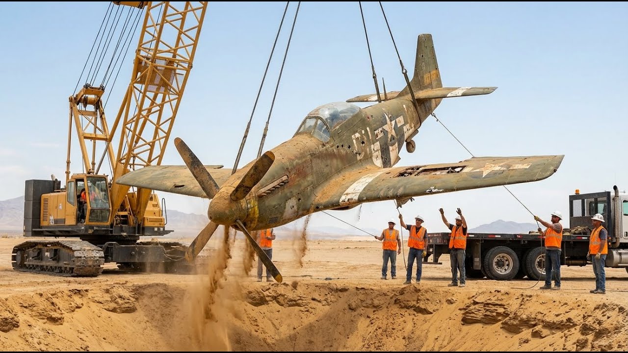 Salvaging and Restoring the Legendary P-51 Mustang Crashed and Buried in the Desert Since 1944