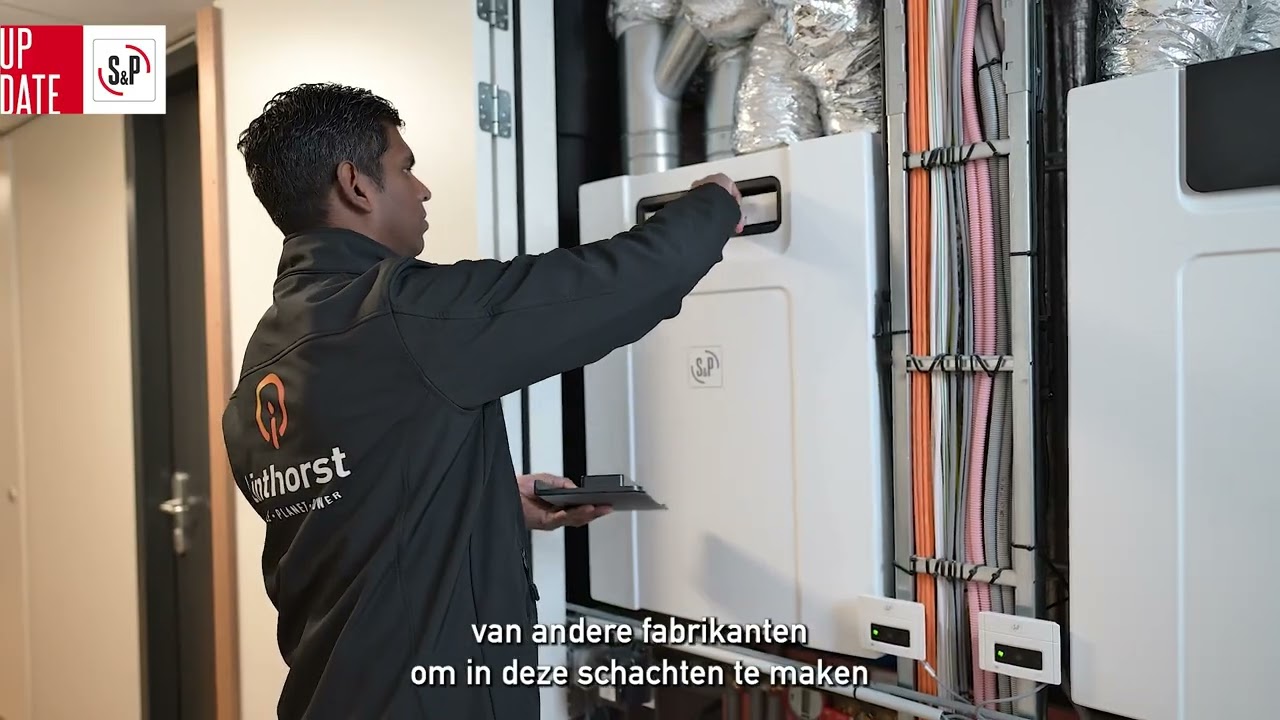Compacte en stille DOMEO wtw-units in 350 appartementen Universiteit Wageningen