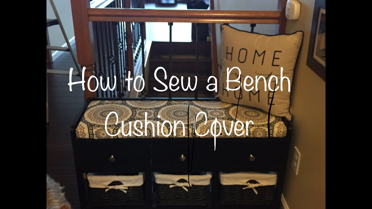 How to Sew a Bench/Box Cushion Cover