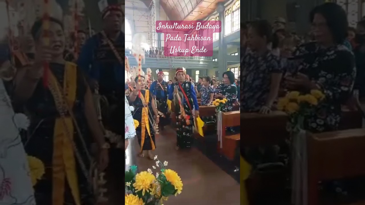 Inkulturasi Budaya dalam Gereja, moment Tahbisan zuskup Keuskupan Agung Ende