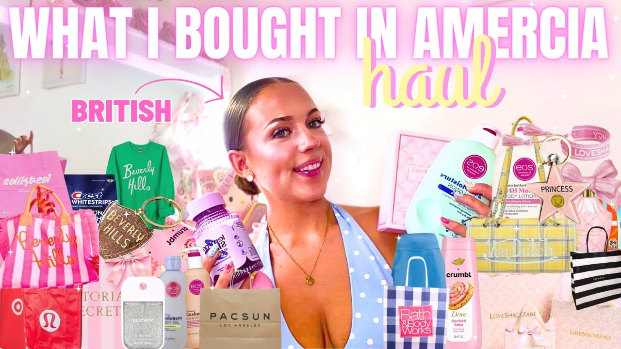 ОГРОМНЫЙ ШОПИНГ-ХОЛЛ ИЗ АМЕРИКИ!!🛍️🇺🇸 ГЛАЗАМИ БРИТАНКИ!!🩷