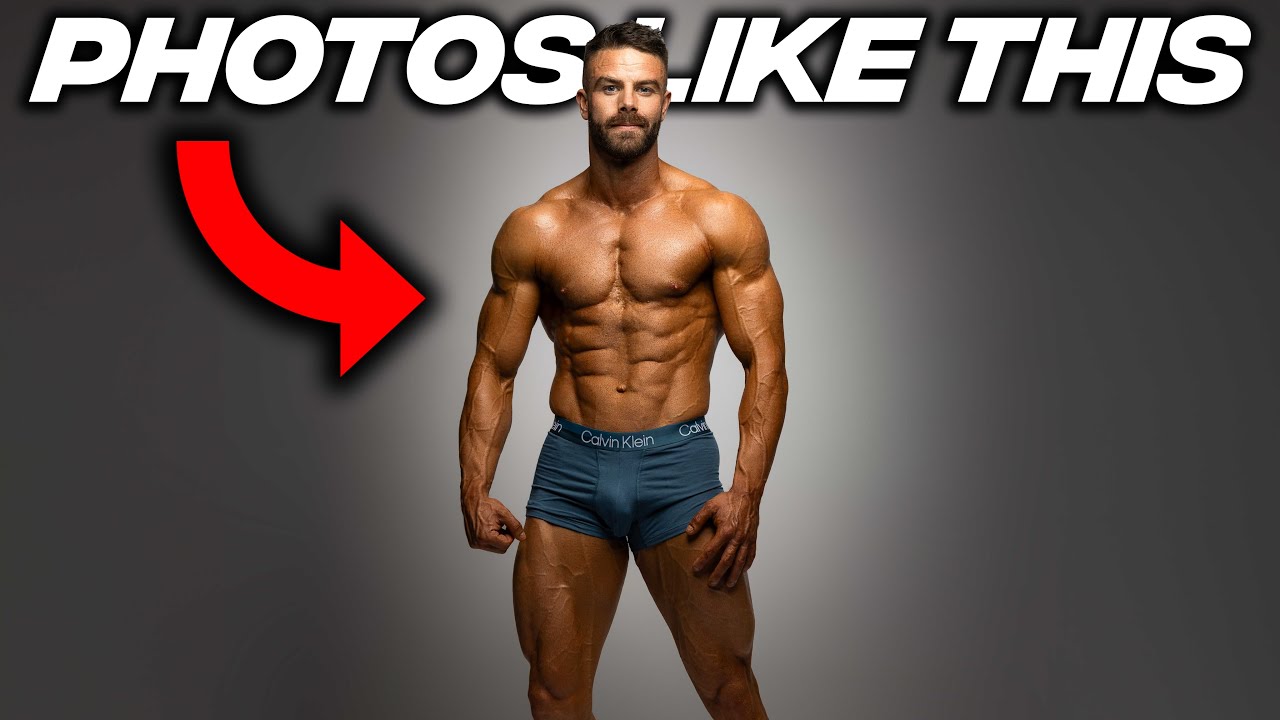 Raw Studio Style/ Gym Style Photoshoot BTS | Using White Backdrop + Black Wall