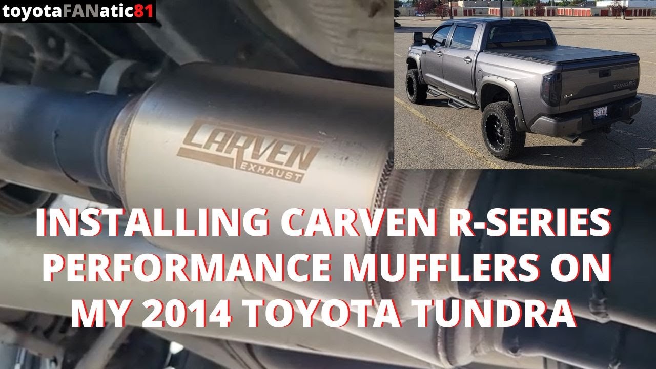 Установка глушителей Carven R-Series Performance на мою Toyota Tundra 2014 года