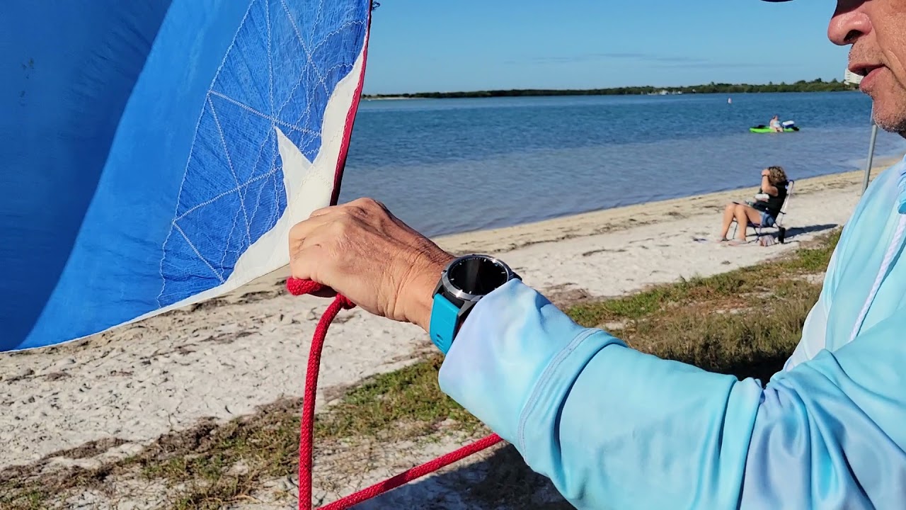Windrider 17 Spinnaker set up.