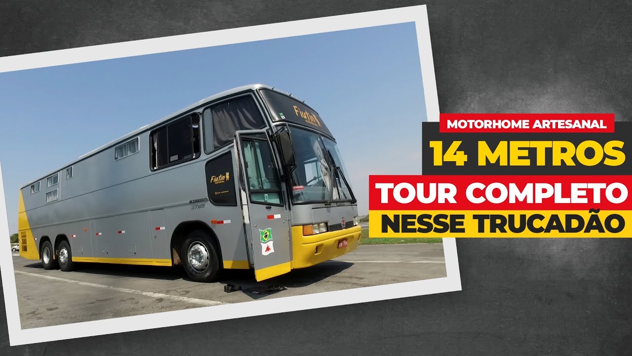 ÔNIBUS MOTORHOME ARTESANAL COMPLETO MARCOPOLO GV 1150