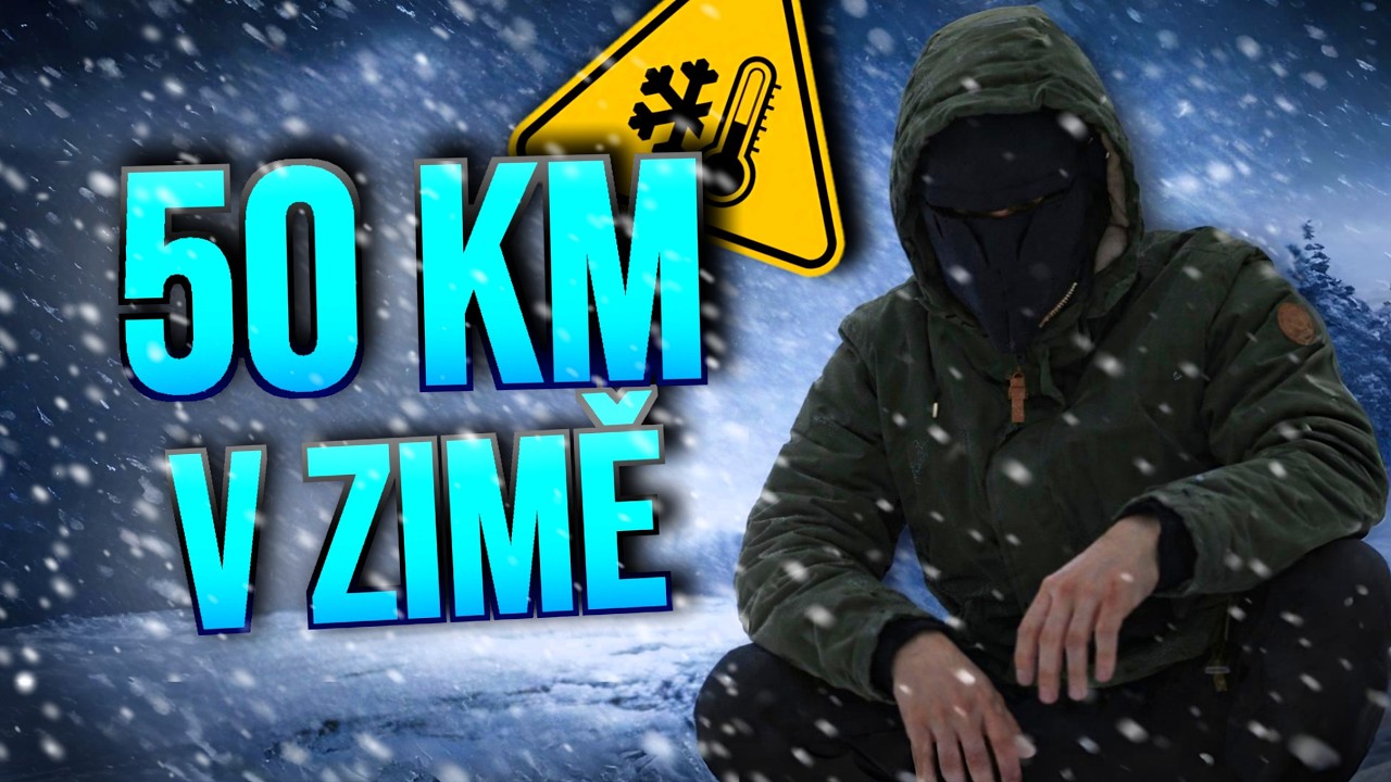 50km za 12 hodin v zimě - bylo to HORŠÍ než jsem čekal!