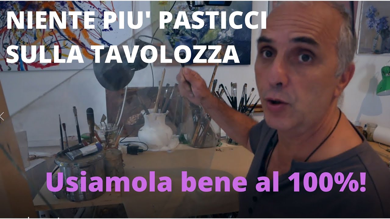 Niente più pasticci sulla tavolozza !