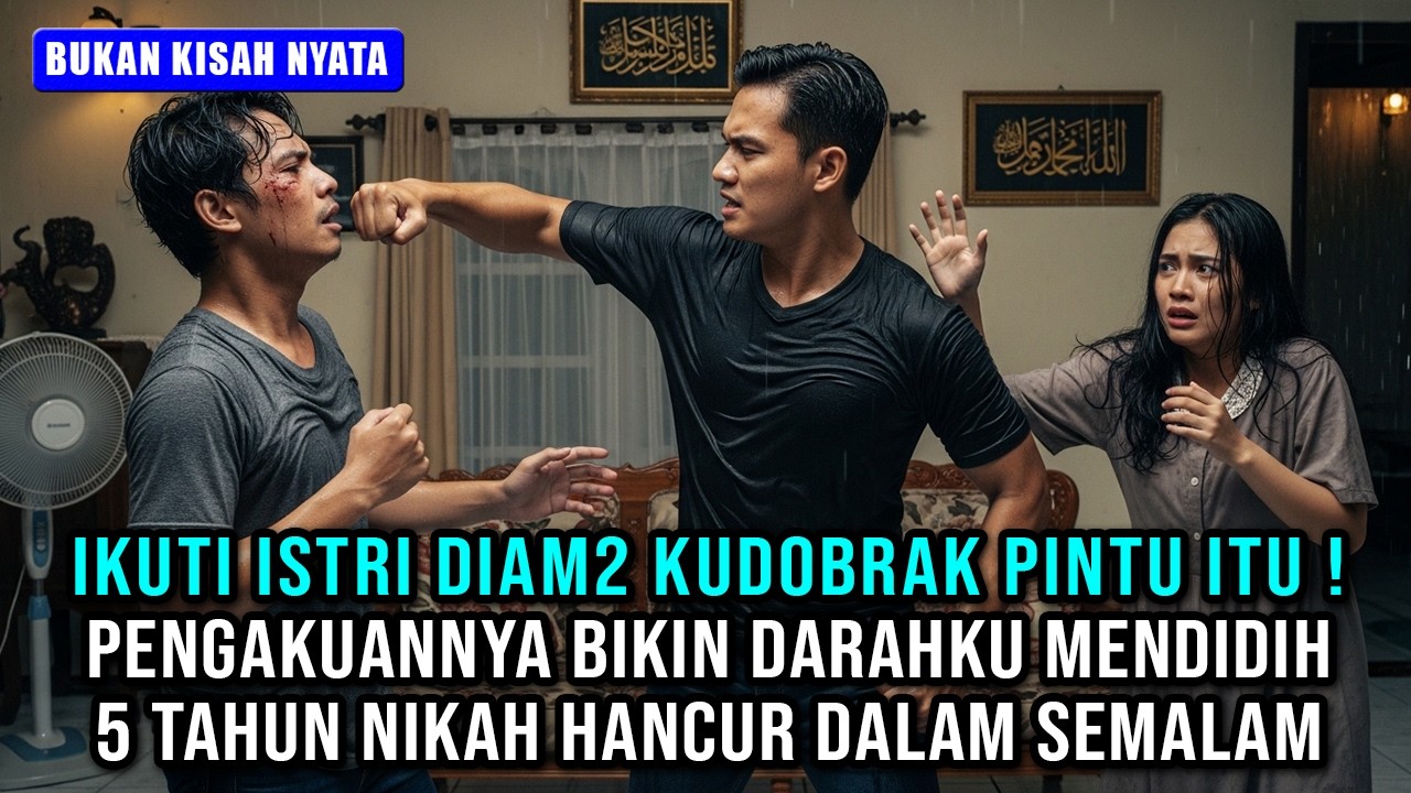 AUTO DOBRAK ! SUAMI DIAM2 IKUTI ISTRI DATANG KE RUMAH PRIA LAIN, PEMBALASAN SUAMI BIKIN ISTRI SYOK