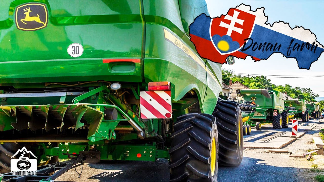 Kombajn TOUR #3  [ DONAU FARM 2016 Slovakia ] JOHN DEERE