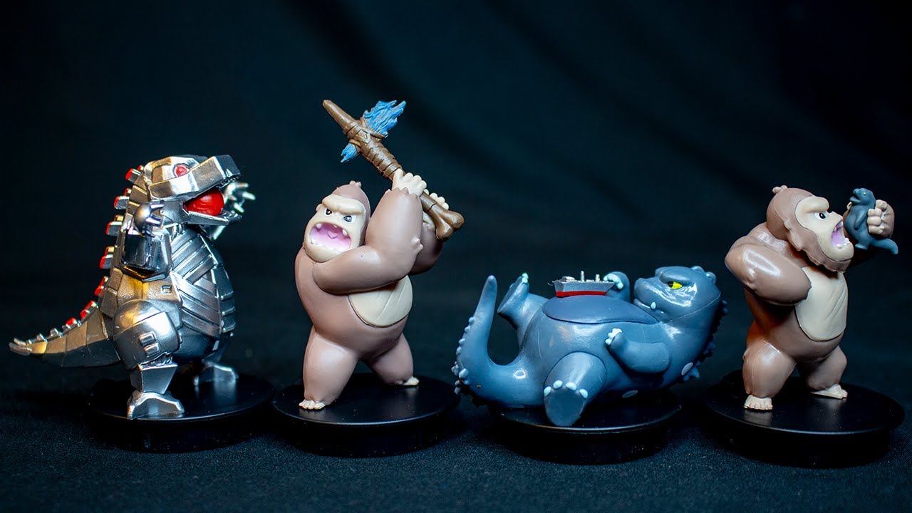Godzilla vs Kong Cup Figures Review (China Theater Exclusives by MTime)