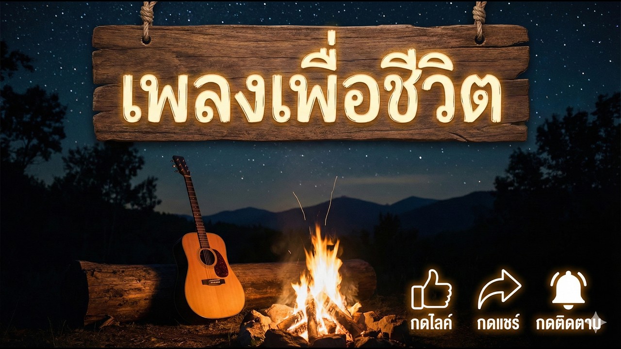 รวมเพลงแนวเพื่อชีวิตใหม่ล่าสุด เพลงที่ฟังแล้วคิดถึงบ้าน ฟังเวลาทำงานฟังยาวๆ ไม่มีโฆษณาคั่น