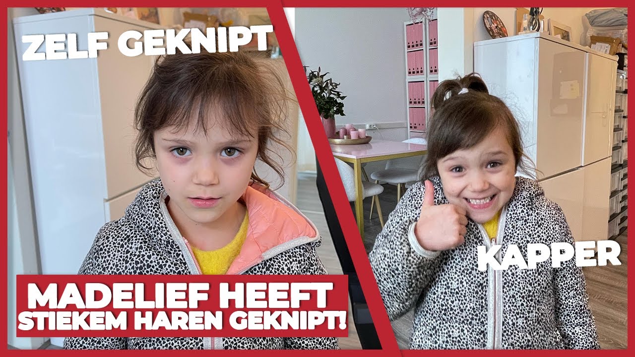 MADELIEF HEEFT STIEKEM ZELF HAAR HAREN GEKNIPT!! - #940