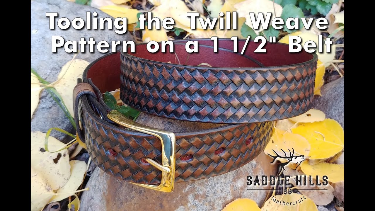 Tooling the Twill Weave Pattern on a Belt