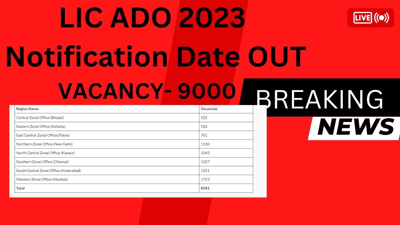 #licado #LIC_ADO #lic BIG Update | LIC ADO Notification Date, Total Vacancy & Exam Dates @edunatic