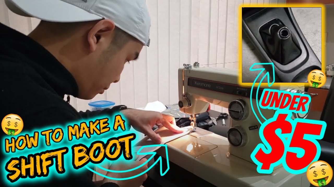 [DIY Car Mods] HOW TO Make a SHIFT BOOT under $5 !!!