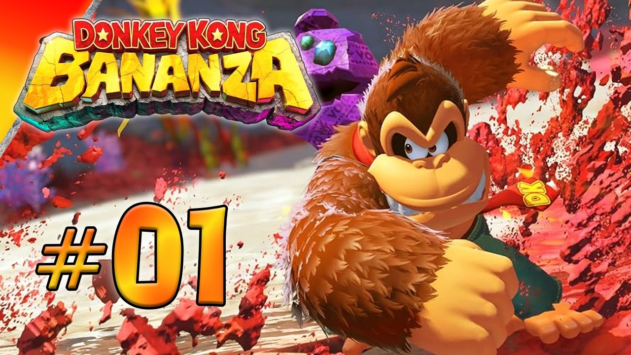 Pegaremos em TODAS as BANANAS😏🍌 | Donkey Kong Bananza: #01