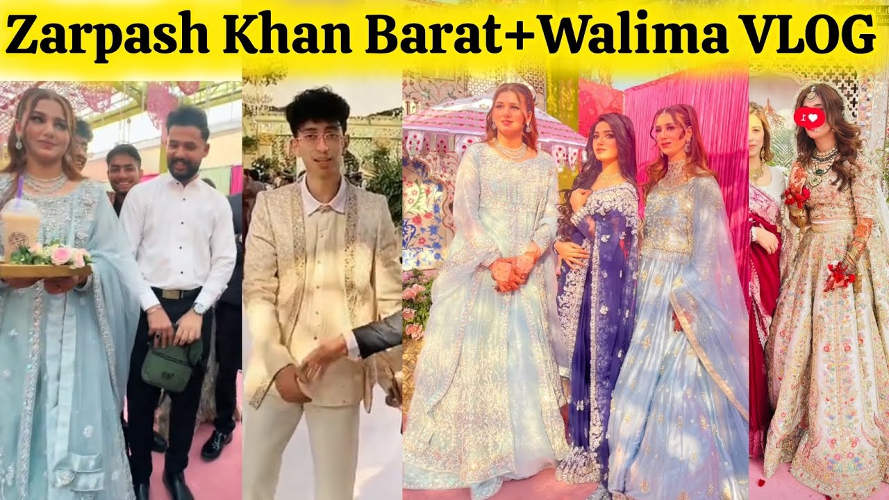 Zarpash Khan Barat +Walima | Nimra Asad and Dood Pilai Rasam 700 Crore Demand 😱