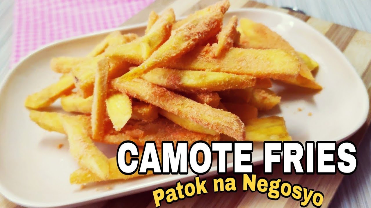 CAMOTE FRIES | Crispy and Crunchy Sweet Potato Fries | Patok na Negosyo