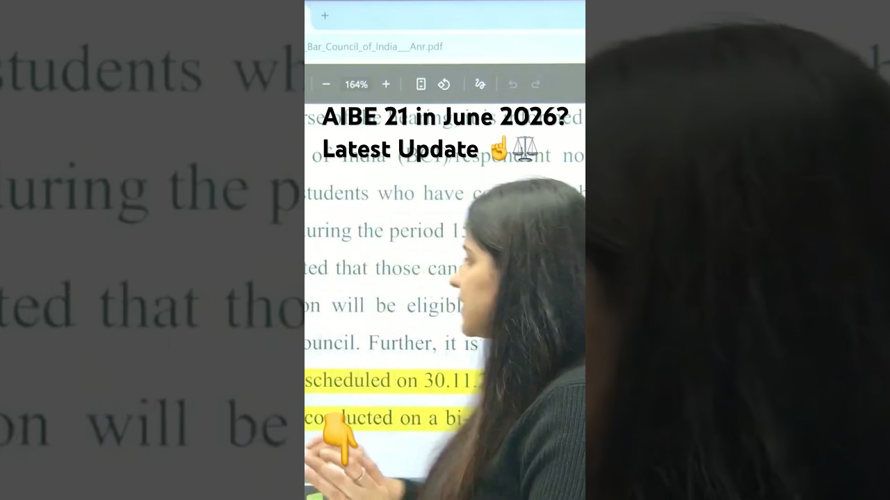 BCI proposes to conduct AIBE 21 in June 2026 #aibe2025