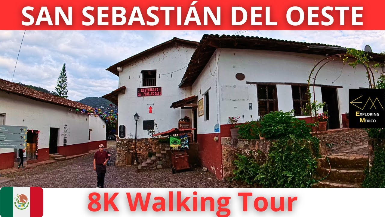 SAN SEBASTIÁN DEL OESTE Pueblo Mágico 8K Walking Tour | Jalisco 🇲🇽