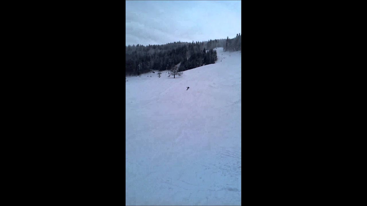 Skiing on Javornik, Feb. 2015