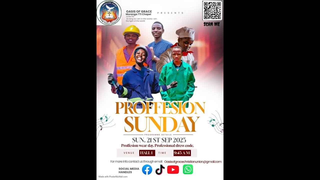OGMTTCU || PROFESSION SUNDAY || 21ST SEPTEMBER 2025