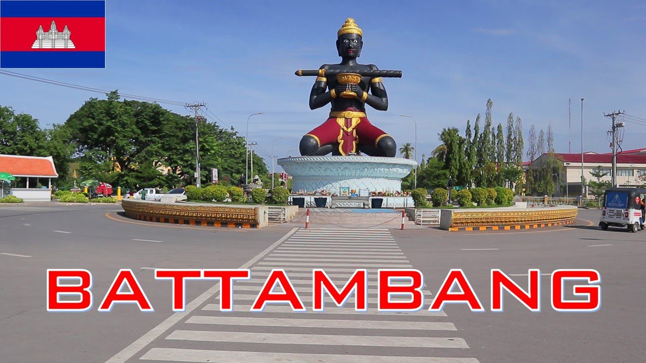 CITY TOUR BATTAMBANG CAMBODIA/THE SAFE AND HAPPY TOWN.