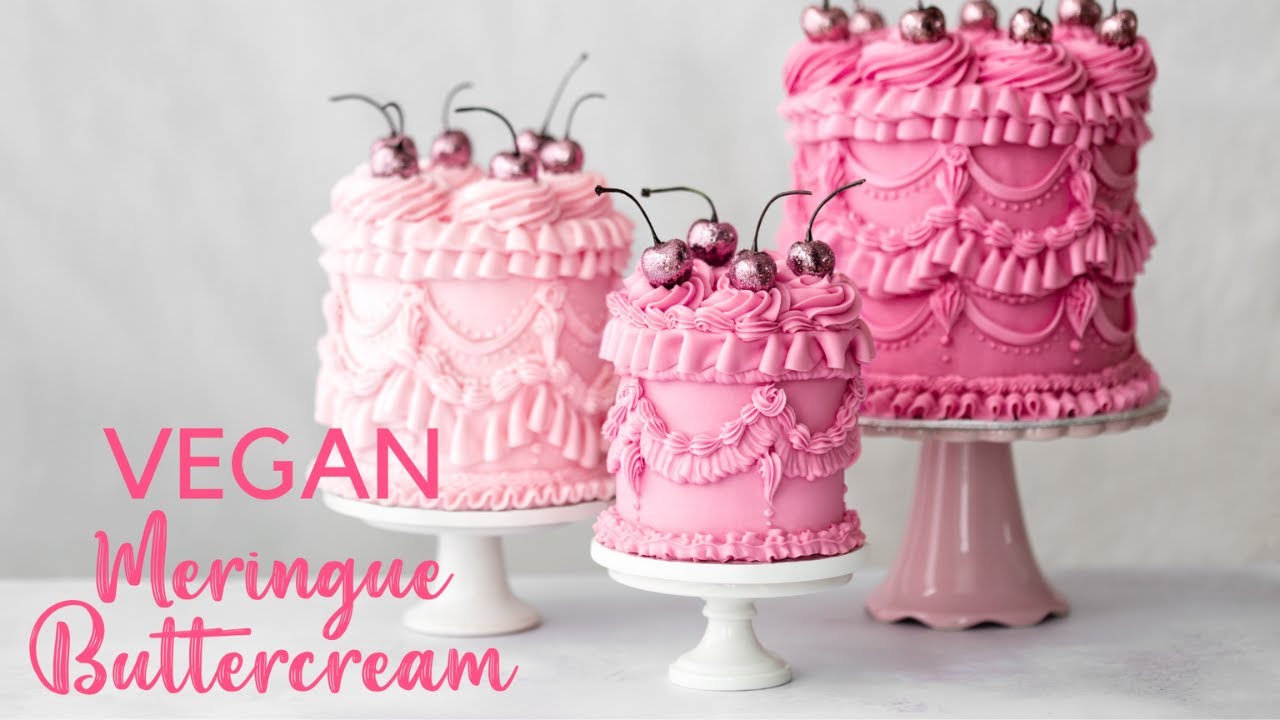 VEGAN MERINGUE BUTTERCREAM 🎂 | Egg-Free & Dairy-Free Italian Meringue Recipe!