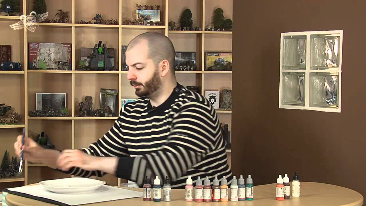 Romain Tests Out Vallejo Paint