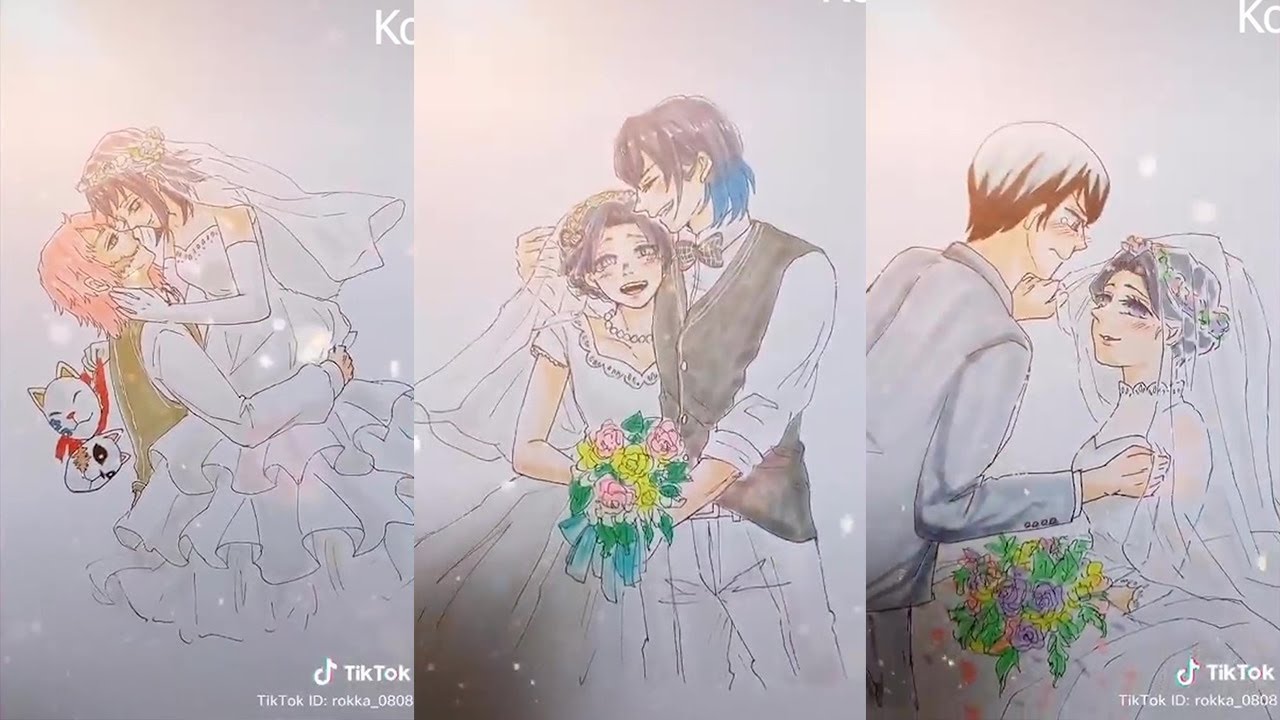 鬼滅の刃イラスト  Kimetsu no Yaiba Demon slayer ティックトック Tik Tok #2