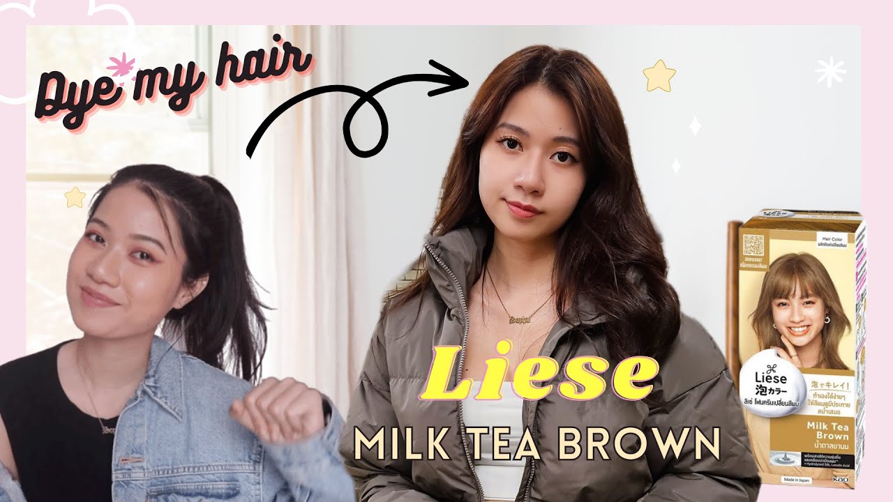 Dye my hair at home with Liese Milk Tea Brown color *gone wrong*