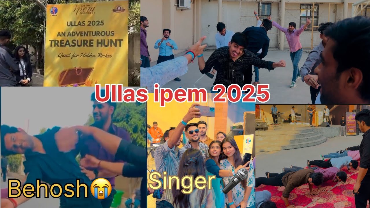 Ullas 2025🎉🥂 |ipem college fest Ghaziabad | mohit yadav vlogs