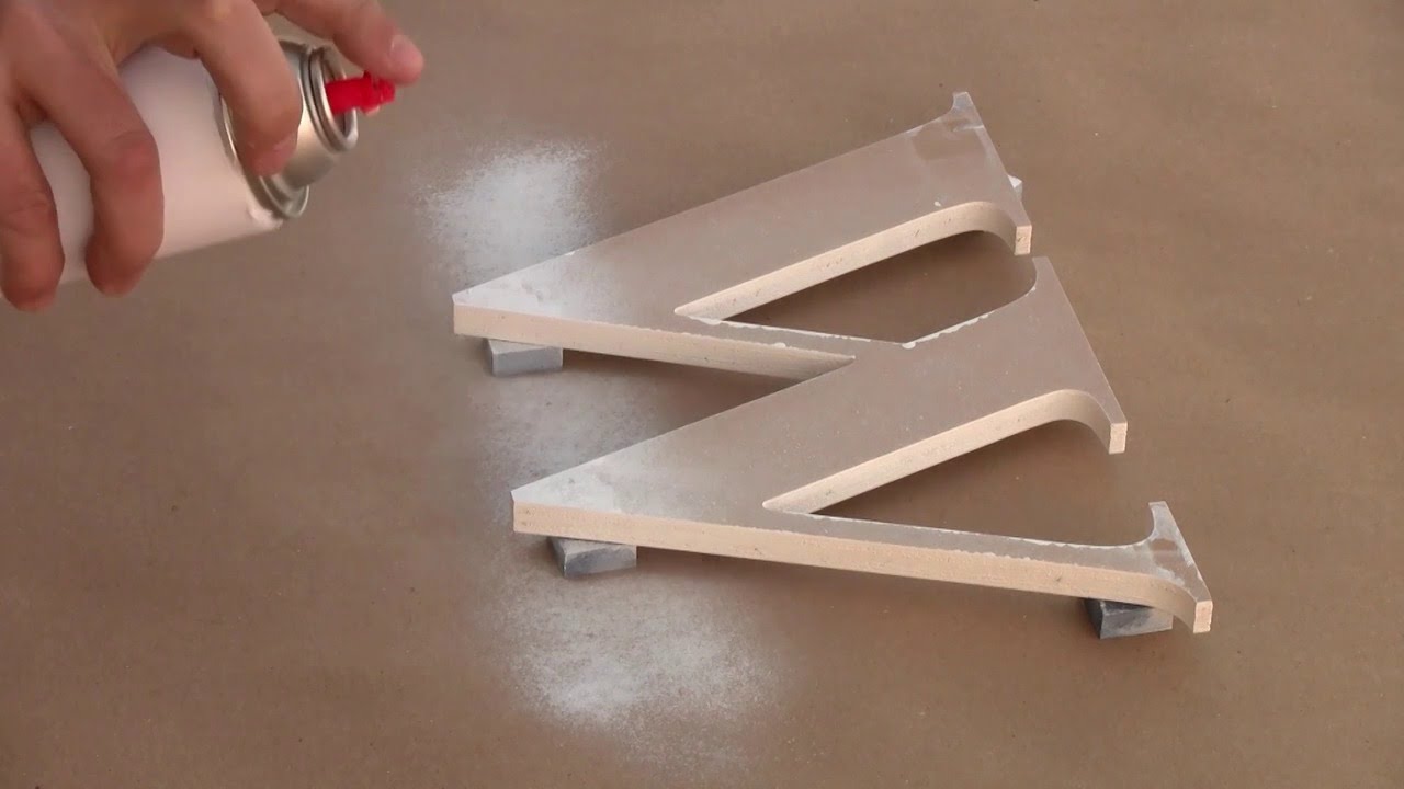 How to Spray Paint Outdoor Wooden Letters