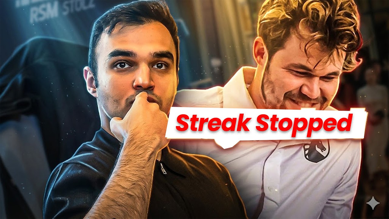 Победная серия Карлсена прервана Табатабэем! | Основные моменты 4-го раунда | Открытый чемпионат ...