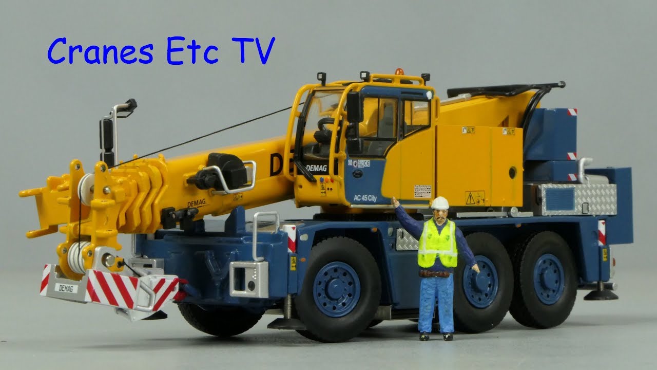 Городской кран IMC Demag AC 45 от Cranes Etc TV