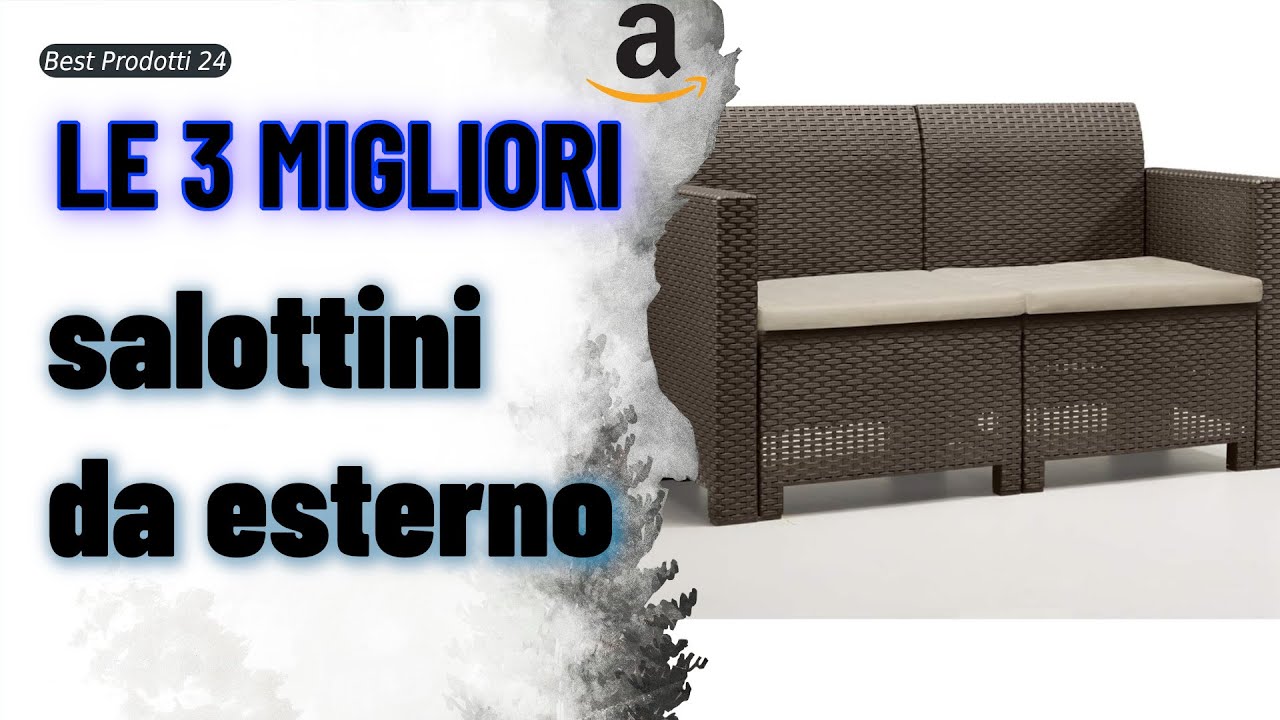 ➤ Le 3 migliori salottini da esterno ✓