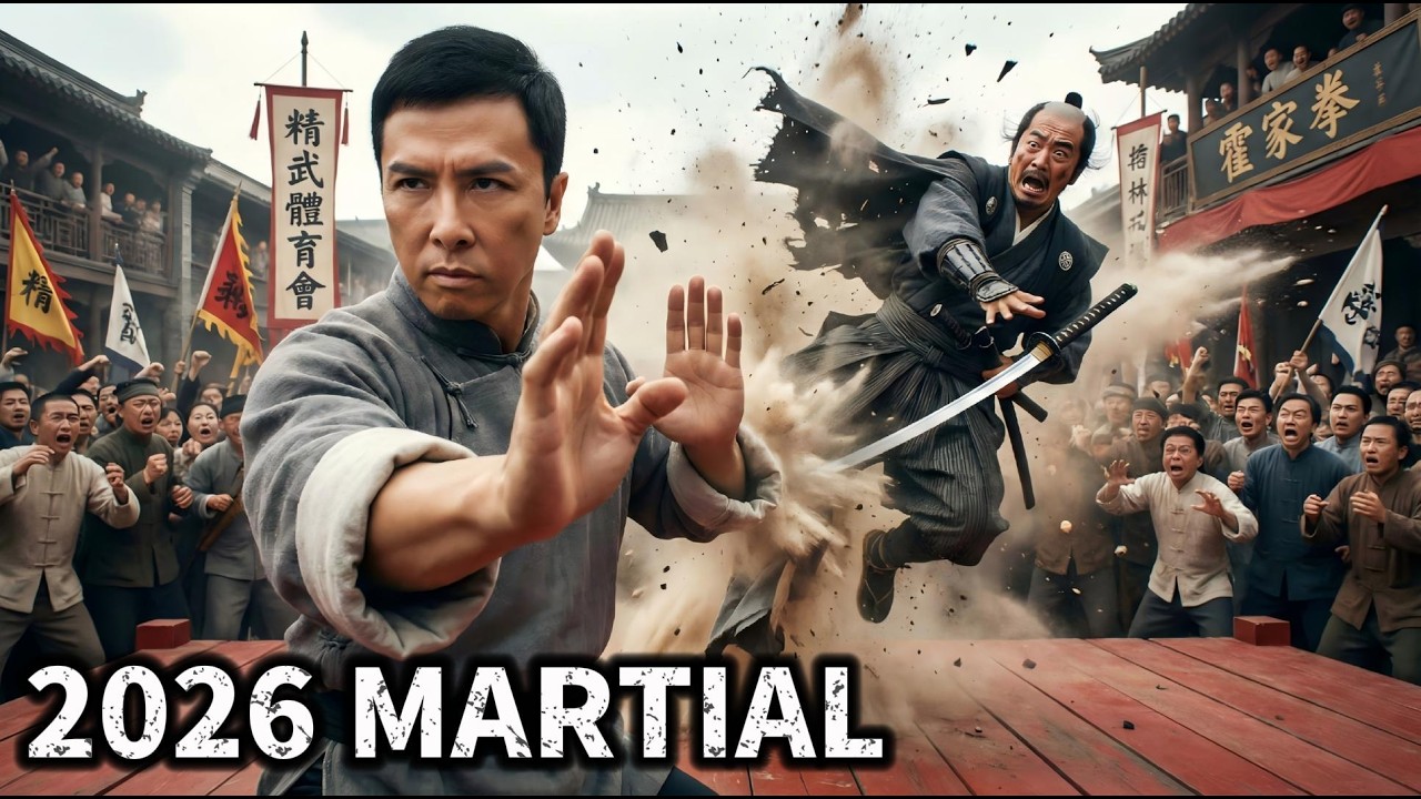 Japanese Samurai Provokes the Crowd — Shaolin Heir Knocks Him Back with One Qi Strike!
