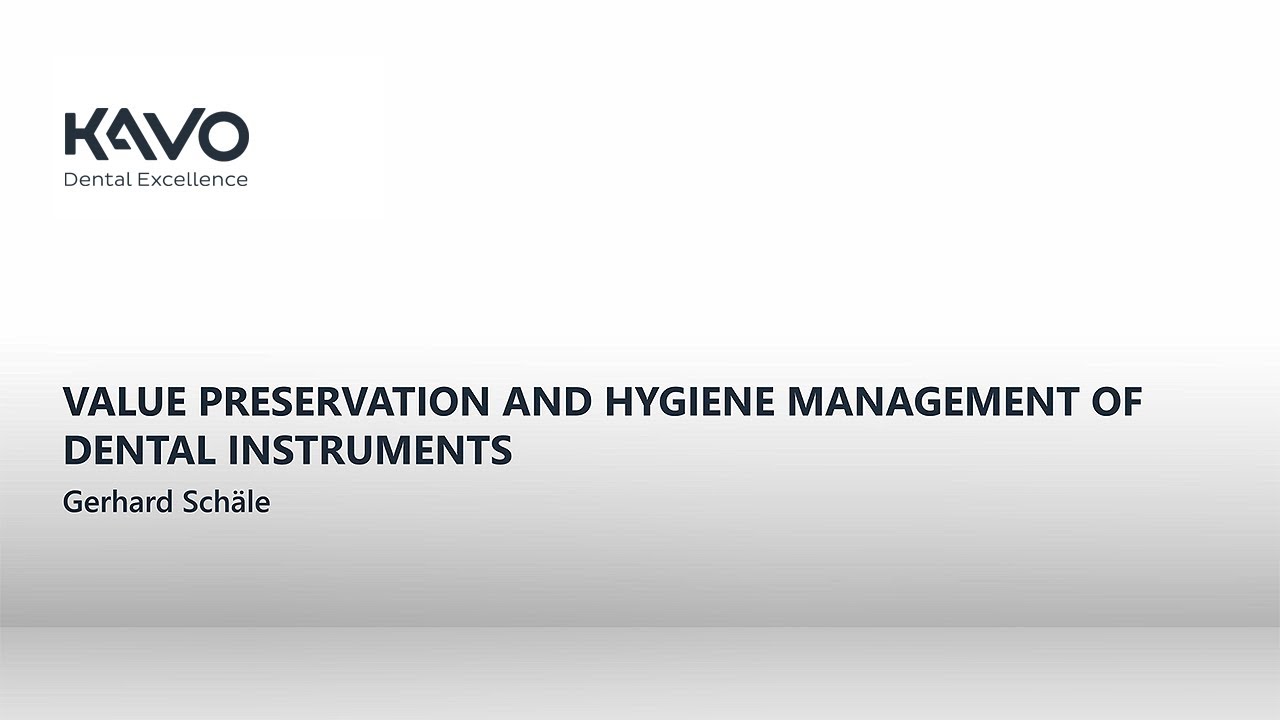 Value Preservation and Hygiene Management of dental Instruments with Gerhard Schaele
