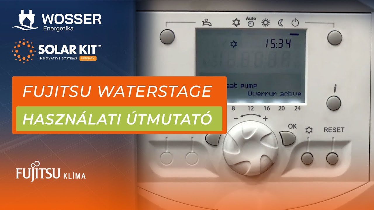 FUJITSU Waterstage HŐSZIVATTYÚK beüzemelési és használati útmutató